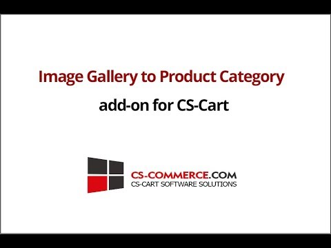 Image Gallery to Product Category   add on for CS Cart