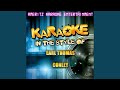 Nobody Falls Like A Fool Karaoke Version