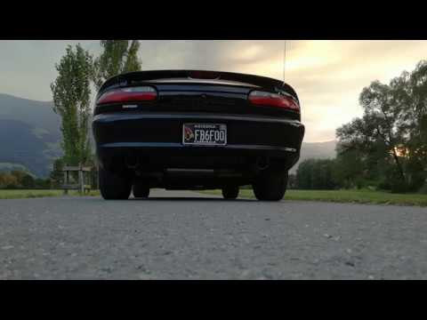 1993 LT1 Camaro Z28 Magnaflow catback install before and after