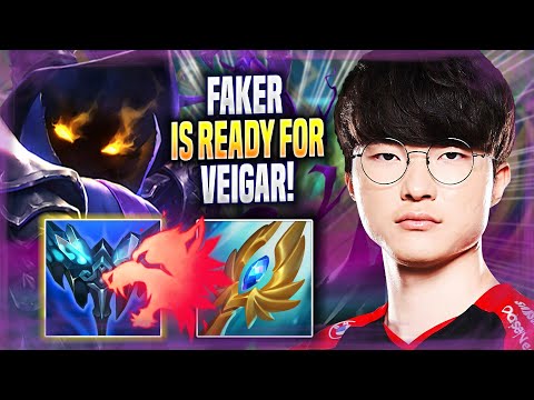 FAKER IS READY FOR VEIGAR! - T1 Faker Plays Veigar MID vs Kai'sa! | Season 2022