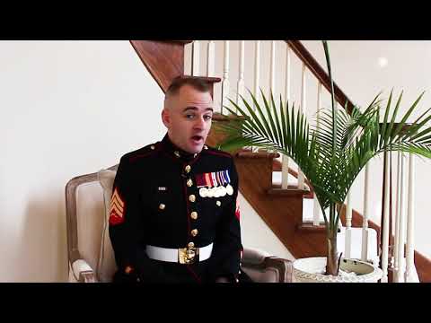 Marine Veteran Patrick O'Friel, by Alise Oscarsson