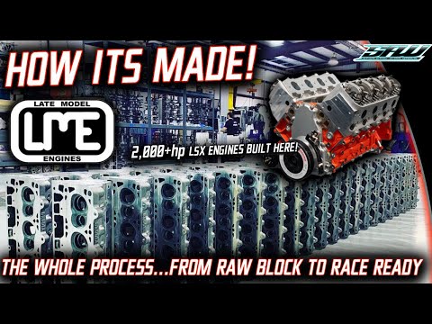 Late Model Engines Shop Full Tour & Assembly Process! BIG POWER Chevy LSX/LT Specialists! (LME)