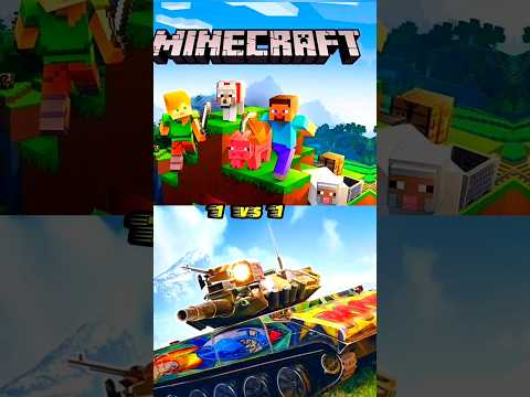 EPIC BATTLE: Minecraft vs World of Tanks Blitz | Anna Gamerz