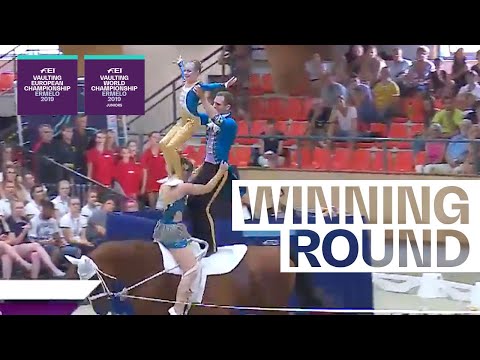 Team Austria electrifies the crowd | FEI Vaulting European Championship 2019 | Ermelo