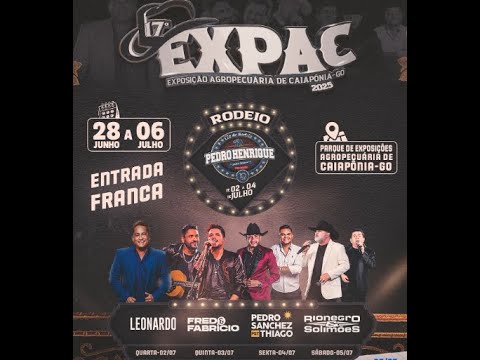 RODEIO CAIAPONIA GO 2025 AO VIVO!