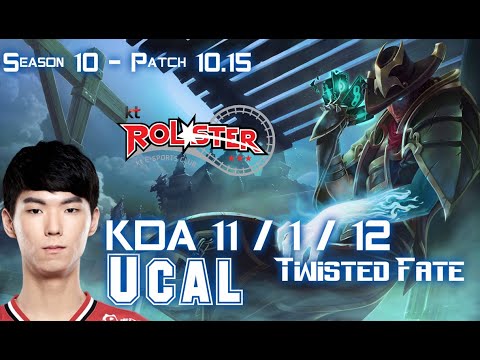 KT Ucal TWISTED FATE vs GALIO Mid - Patch 10.15 KR Ranked