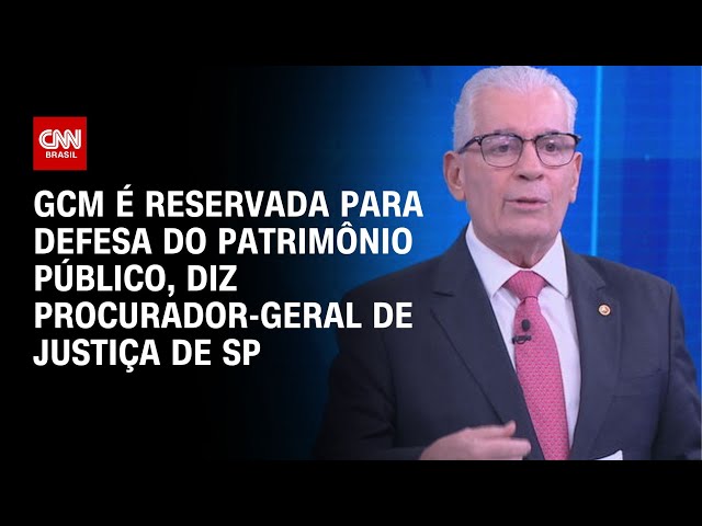 GCM não pode se chamar polícia pela Constituição, diz procurador-geral de Justiça de SP | CNN 360°