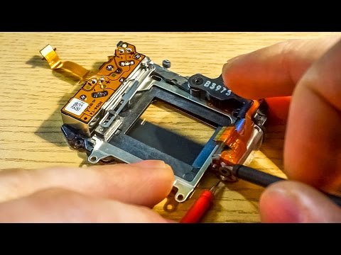 Camera shutter - how does it work and electrical test