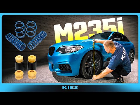 How to LOWER your M235i BMW the CHEAP & EASY WAY (F22)