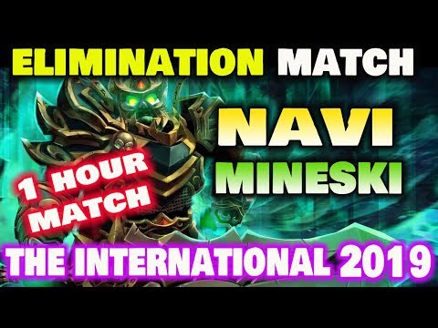 MINESKI VS NAVI 1 HOUR INTENSE MATCH LOWER BRACKET BO1 TI9