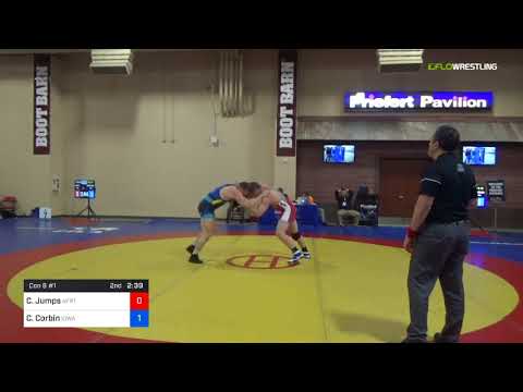 2018 Marine Corps US Open/UWW Junior Freestyle 92 Con 8 #1 - Casey Jumps (AFRTC) Vs. Connor Corbin