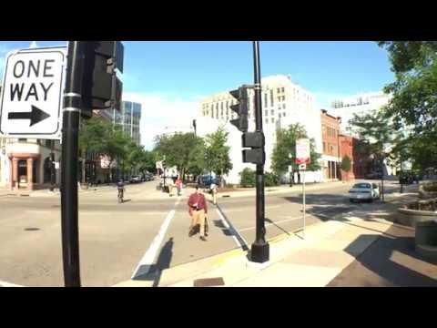 Downtown Madison Wisconsin Morning Tour August 2018