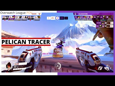 PELICAN TRACER POV | Losers QF | Reign vs Gladiators | OWL Season 2021 Playoffs