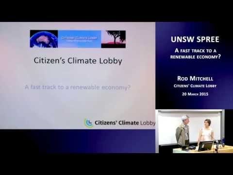 UNSW SPREE 201503-20 Rod Mitchell - A fast track to a renewable economy?