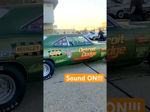 1969 Dodge Coronet Wally Booth tribute drag car RT R/T mopar hemi Charger 1970 1968 big block sounds