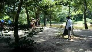 Musket Firing at CSS Nuese Historical site in Kinston, NC