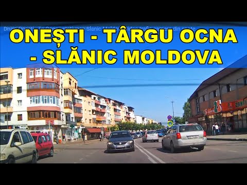 Traseu Onesti - Tg Ocna - Slanic Moldova video camera din spate