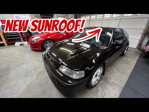 1988 Honda CRX Si - Sunroof and Seal Replacement