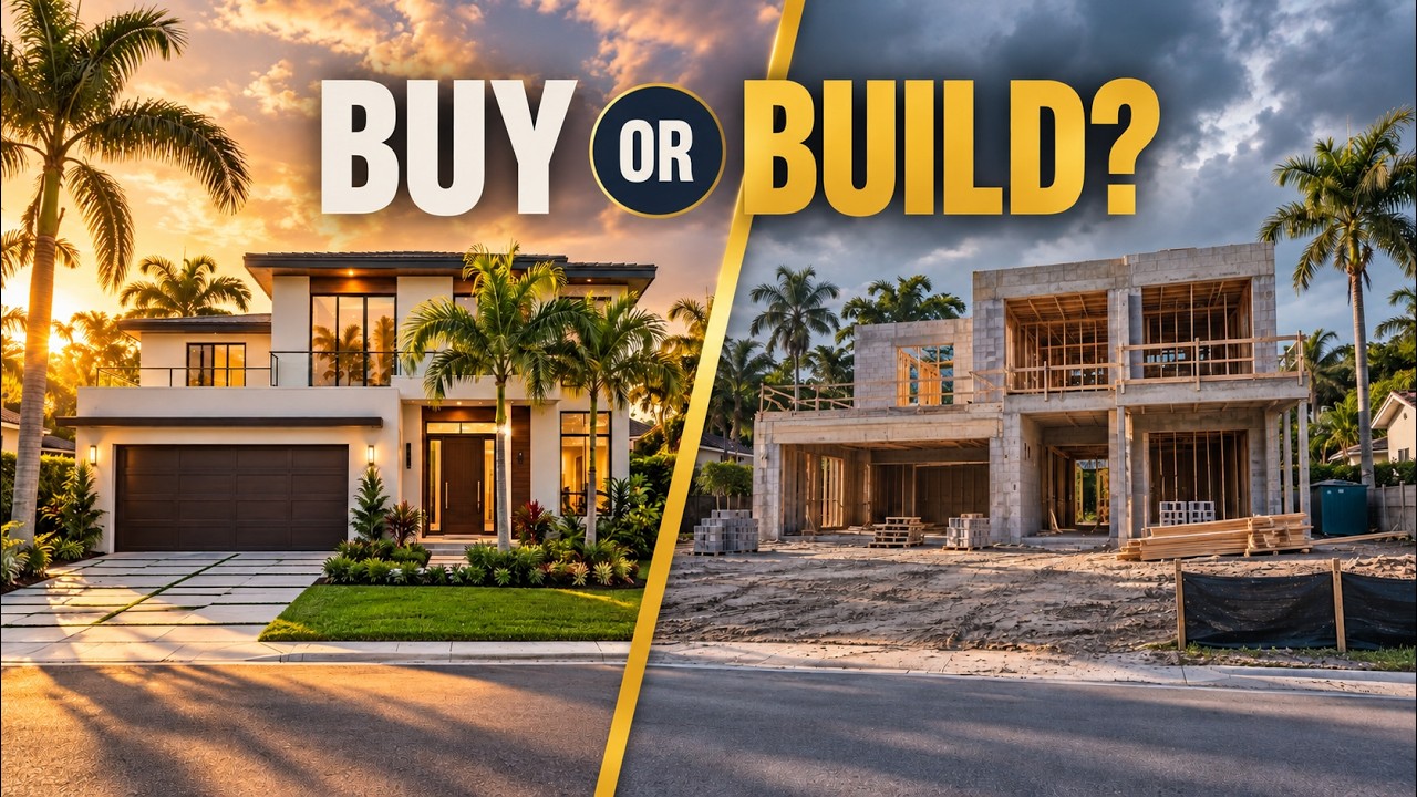 Buying vs. Building in Fort Lauderdale: Four Questions That Settle It