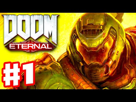 DOOM Eternal - Gameplay Walkthrough Part 1 - Hell on Earth! Campaign! (PC)