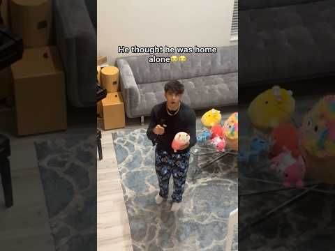 He Thought He Was Home Alone😭😭