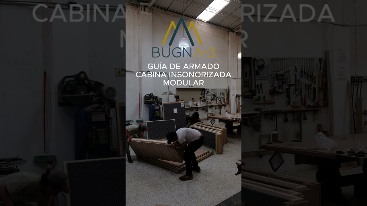 Montaje de cabina insonorizada