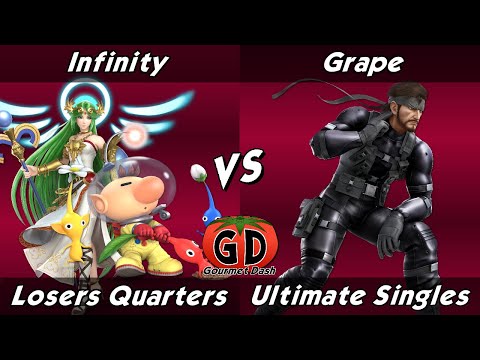 Gourmet Dash #1 - Grape (Snake) vs Infinity (Olimar, Palu) Losers Quarters - Ultimate Singles