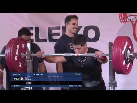 Men SJr, 83 kg classic - World Sub-Junior & Junior Powerlifting Championships 2025