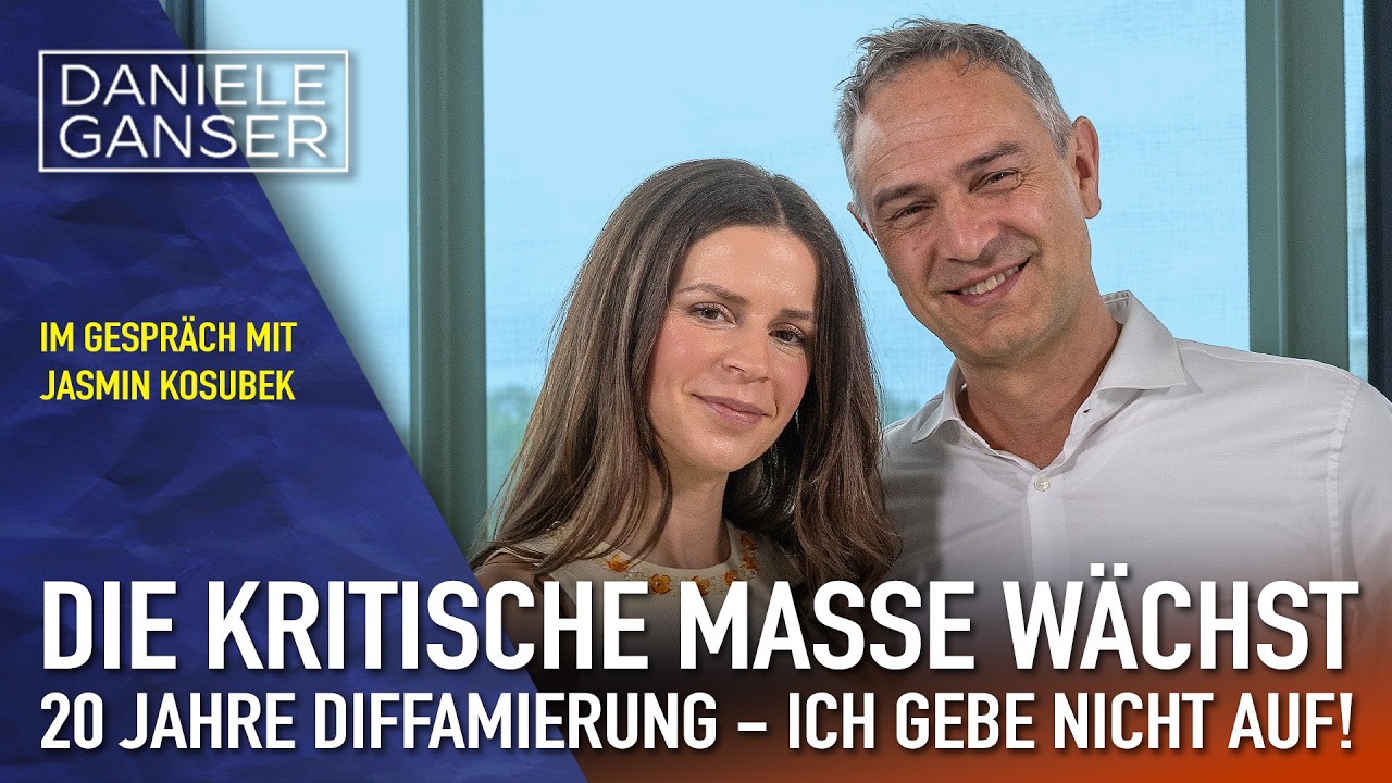 Die kritische Masse wächst! Podcast bei Jasmin Kosubek, Berlin, 21.5.2026 | Dr. Daniele Ganser