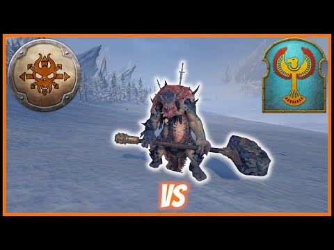 The Troll King Strikes! | Norsca vs Tomb Kings Multiplayer Battle - Total War: Warhammer 2