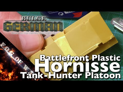Review | BF Hornisse Tank Hunter Platoon 1/100 (15mm) - GBX182 | Bulge German - Flames of War