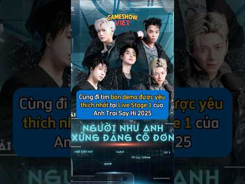Cùng đi tìm bản demo được yêu thích nhất tại Live Stage 1 của Anh Trai Say Hi 2025 #shorts