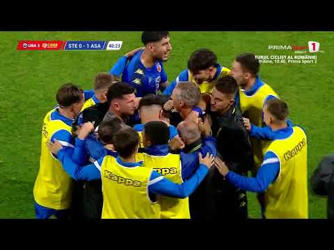 REZUMAT: Steaua - ASA Tg. Mureş 2-1. Primul eşec pentru liderul ligii secunde