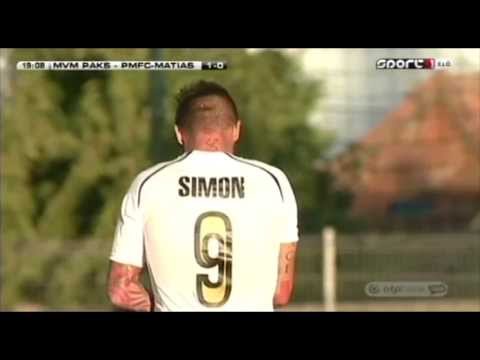 Simon Attila első gólja az MVM Paks-PMFC-Matias meccsen