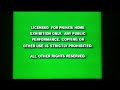 Green FBI Warning Screen 1991 1997 Canadian