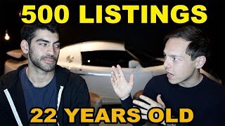 How a 22 year old got 500 LISTINGS as a PART TIME Real Estate Agent