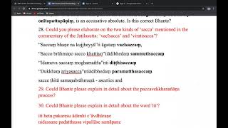 41. Pāḷi Study - Udāna taught by Bhante Maggavihārī