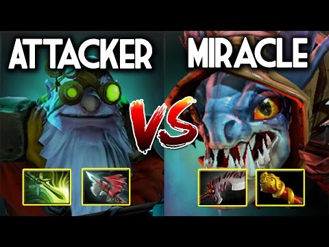 Allstar Dota2 EU Pubs : Miracle- ft. 633 VS Attacker ft. CematheSlayer