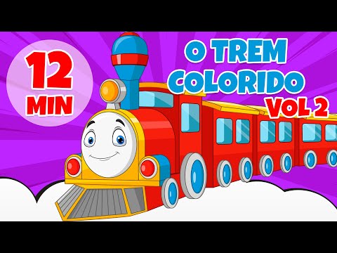 O Trem Colorido vol 2 - Giramille 12 min | Desenho Animado Musical