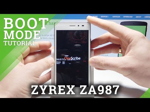 How to Activate Boot Mode in ZYREX ZA987 - Boot into Bootloader