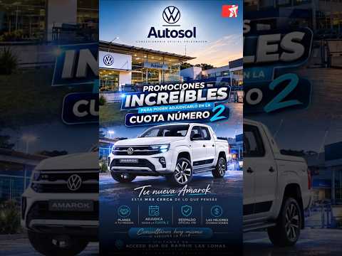 Tu nueva Volkswagen Amarok está más cerca que nunca! 🔥 Adjudicala desde la cuota N.º 2