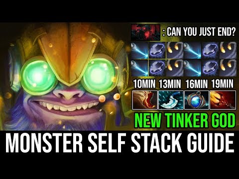How to Ez Fast Boots with Ultra Self Stack | NEW Tinker Spammer 1Item Per 3Min & Zero Death DotA 2