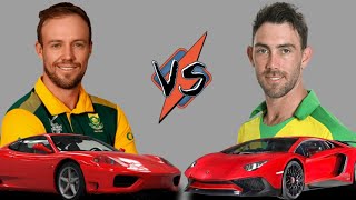 AB de Villiers vs Glenn Maxwell Car Collection and Net Worth 2021