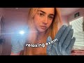 ASMR face and eye exam✨(light triggers, follow my instructions, latex gloves)