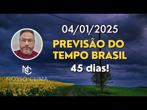 Brazil 45-Day Forecast! (04/01/26)