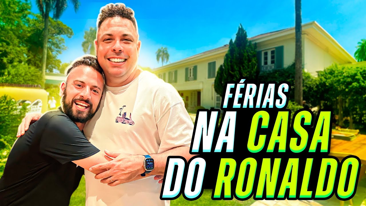 PASSEI UM DIA DE FÉRIAS COM RONALDO FENÔMENO!