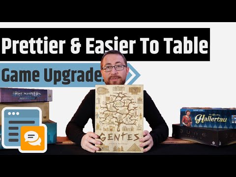 Board Game Upgrades - Gentes, The Reckoners, Inserts & Deluxe Resources & More!