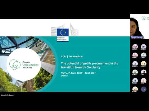CCRI Webinar: the potential of Public Procurement in the transition towards Circularity