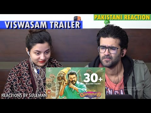 Pakistani Couple Reacts To Viswasam Trailer | Ajith Kumar