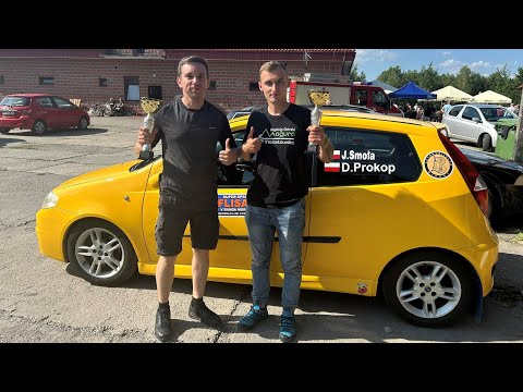 Super Sprint Flisak Dąbrówka 2023 Janusz Smoła / Daniel Prokop Fiat Punto onboard